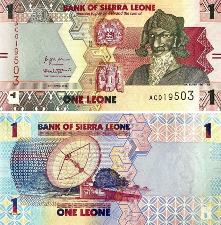 Sierra Leone 2022 - 1 leone, necirculata