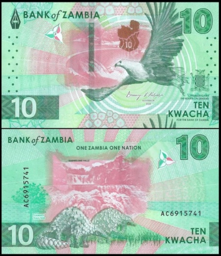 Zambia 2024 - 10 Kwacha, necirculata