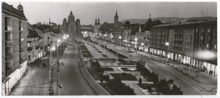 1965 - Targu Mures, piata Trandafirilor (jud. Mures)