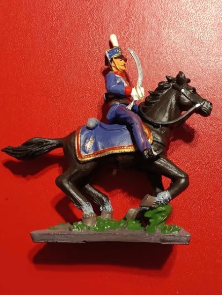 Soldat din plumb nr.1 - 1812-1814 - ofiter de garda pe calare - Img 3