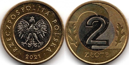 Polonia 2009 - 2 zloty, circulata
