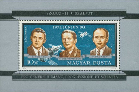 Ungaria 1971 - Soyuz 2, colita neuzata