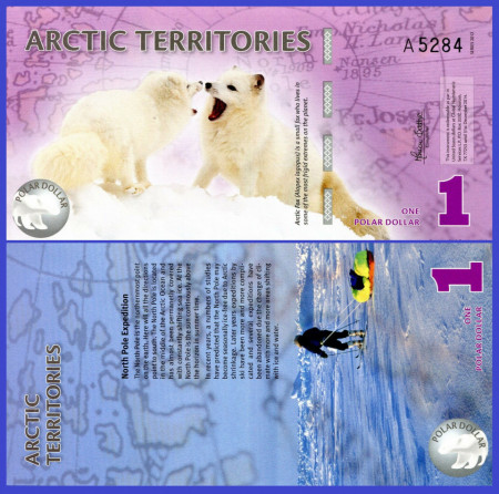 Antarctica 2012 - 1 dollar, necirculata