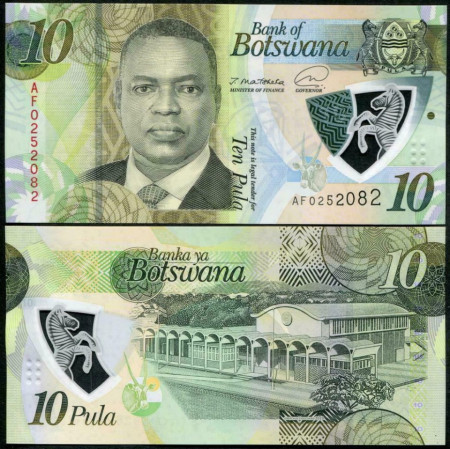 Botswana 2020 - 10 pula, necirculata - polimer