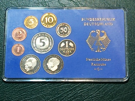 Germania 1976D - set complet necirculata in blister plastic