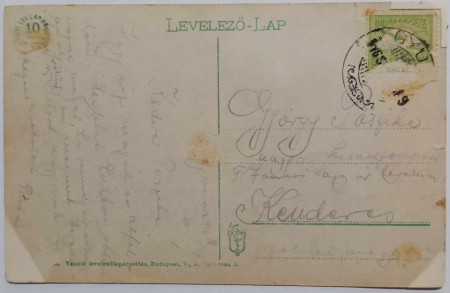 1916 - Oradea, hotel Vulturul Negru (jud. Bihor)color - Img 2