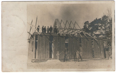 1916 - reconstructie pe front, vedere circulata