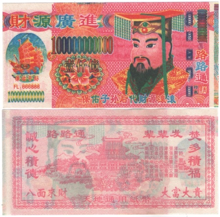 China 2024 - 100 bilion yuan, circulata