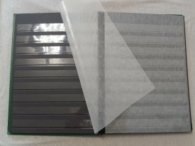 Album clasor filatelic A4, verde - Img 2