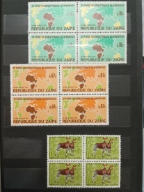 Album filatelic A5 cu colectie Zaire, nestampilate - Img 4