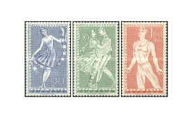 Cehoslovacia 1955 - primul Spartakiada, serie neuzata