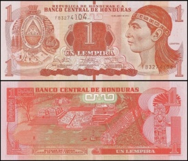 Honduras 2016 - 1 lempira, necirculata
