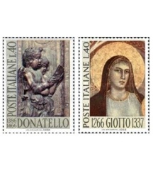 Italia 1966 - arta, serie neuzata