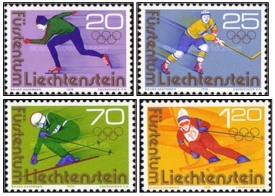 Liechtenstein 1975 - J. O. Innsbruck, serie neuzata