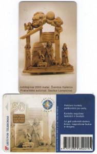 Lituania 2000 - cartela telefonica
