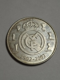 Medal 2002 - comemorativ Real Madrid, Manolo Sanchiz - Img 2