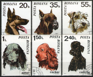 Romania 1971 - Câini, serie stampilata
