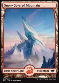 Snow-Covered Mountain FOIL