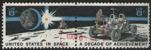 Statele Unite 1971 - în spațiu - o decadă de realizări, serie stampilata