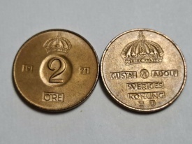 Suedia 1971 - 2 ore, circulata