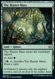 The Hunter Maze FOIL