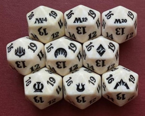 Zar alb D20
