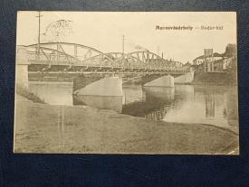 1917 - Targu Mures, podul veche peste Mures (jud. Mures)