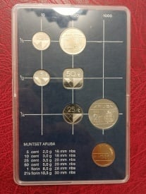 Aruba 1986 - set monede complet, proof