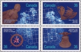Canada 1987 - Naufragii istorice, bloc neuzat
