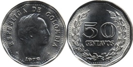 Columbia 1972 - 50 pesos, circulata
