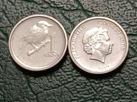 Cook Islands 2017 - 1 cent, necirculata