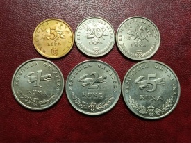Croatia 1993-2015 - lot monede circulate