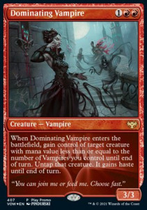 Dominating Vampire (V.3) FOIL