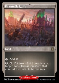 Drannith Ruins (V.2) Etched FOIL