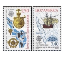 Franta 1992 - Europa, serie neuzata