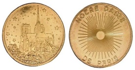 Franta 2025 - medal aurit, Catedrala Notre-Dame