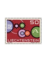 Liechtenstein 1961 - Europa, neuzata