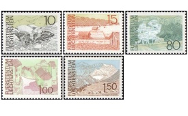 Liechtenstein 1972 - Peisaje, serie neuzata
