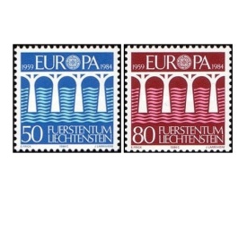 Liechtenstein 1984 - Europa, serie neuzata