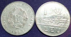 Romania 1963 - 1 leu, circulata