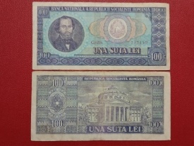 Romania 1966 - 100 lei, circulata