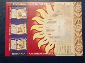 Romania 2009 - Sursă Europeană de Energie, bloc stampilat