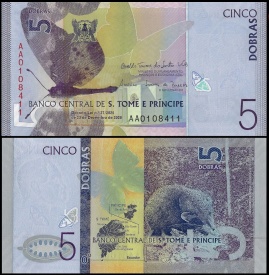 Sao Tome 2020 - 5 dobras, necirculata