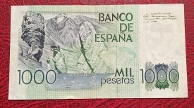 Spania 1979 - 1000 pesetas, circulata - Img 2