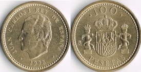 Spania 1998 - 100 pesetas, circulata