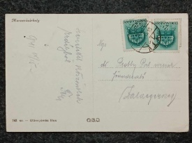 1941 - Targu Mures, centru cu biserica catolica (jud. Mures) - Img 2