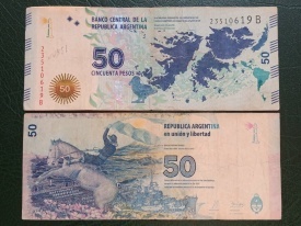 Argentina 2015 - 50 pesos, circulata