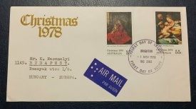 Australia 1978 - Craciun, FDC circulata