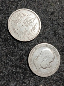 Austria 1893 - 1 corona, argint - circulata