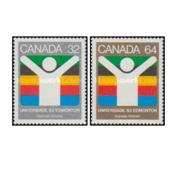 Canada 1983 - Universiada, serie neuzata